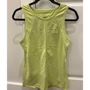 Athleta Foothill Seamless Tank - Neon Green Size XS